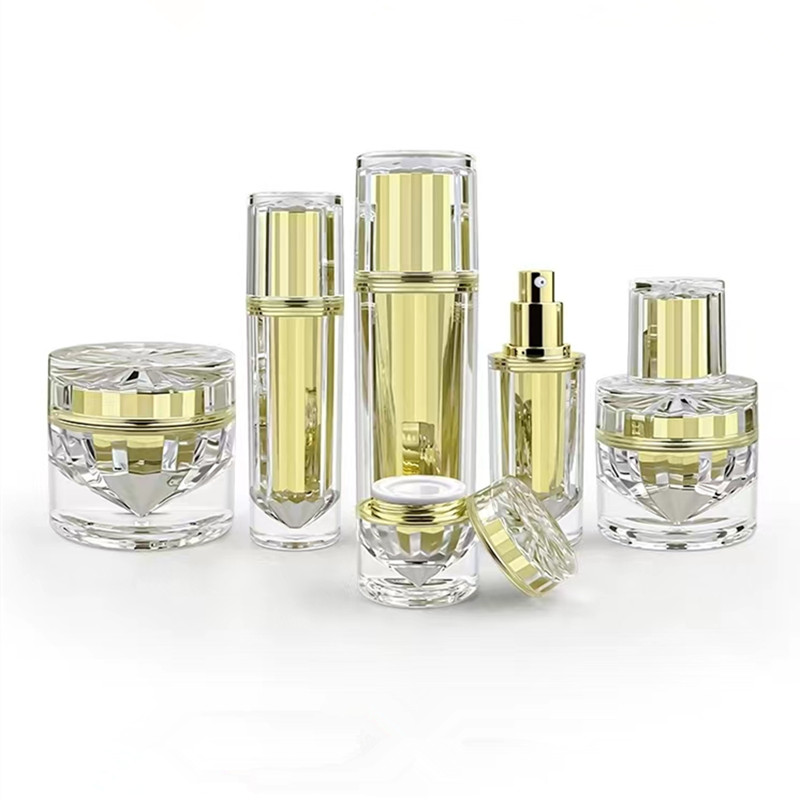 Luxury Skincare Packaging - Récipient Cosmétique Acrylique AfricCream Figures, Vaporisateur