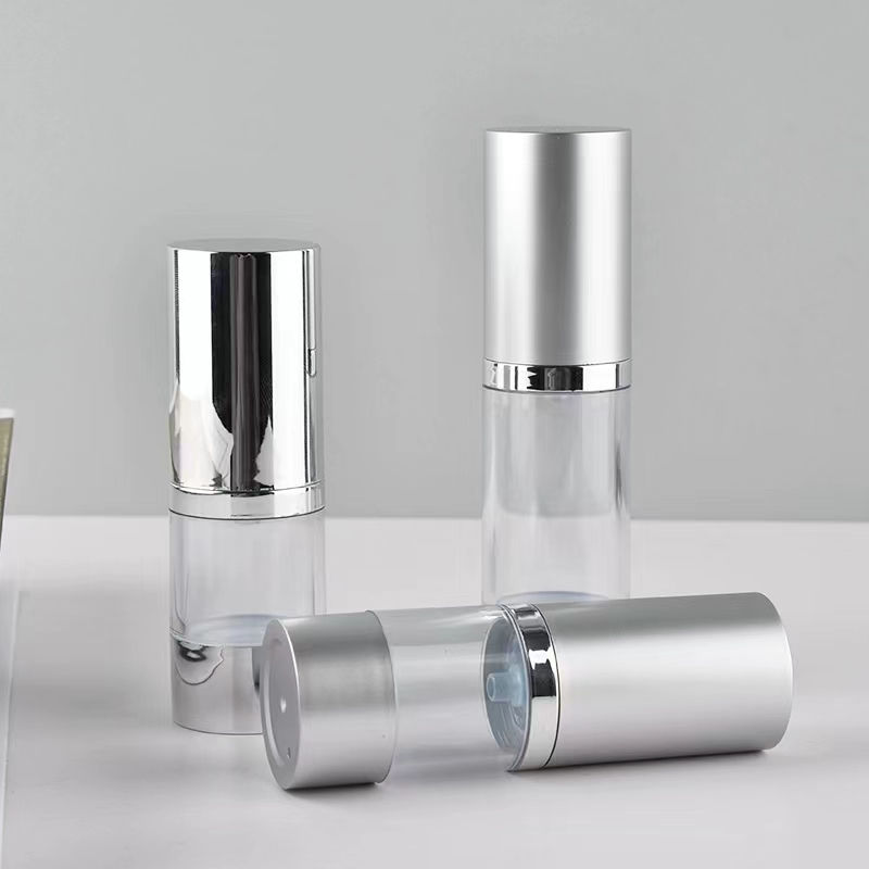 Bouteille à vide en argent bri - Luxury Skincare Bottles avis et prix