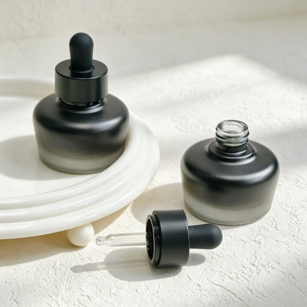 Flacon compte-gouttes en verre - Luxury Skincare Essential avis et prix